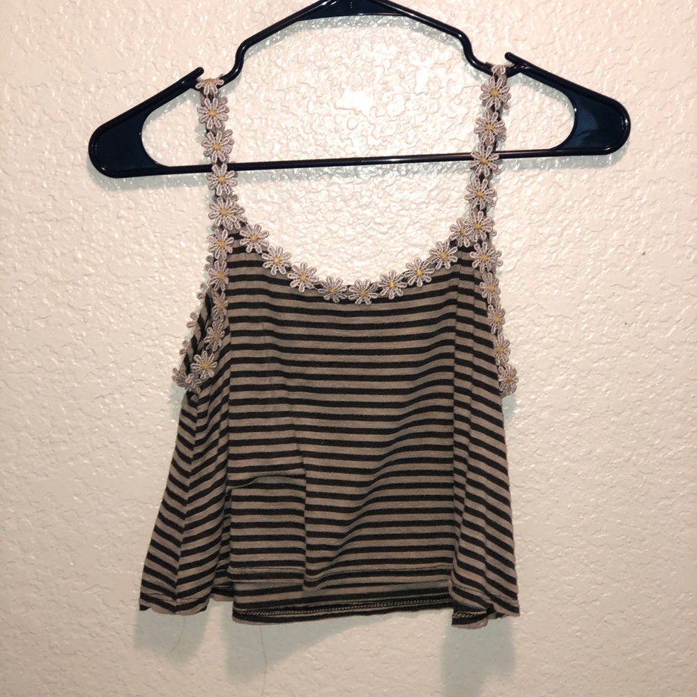 Stripped Crop Top